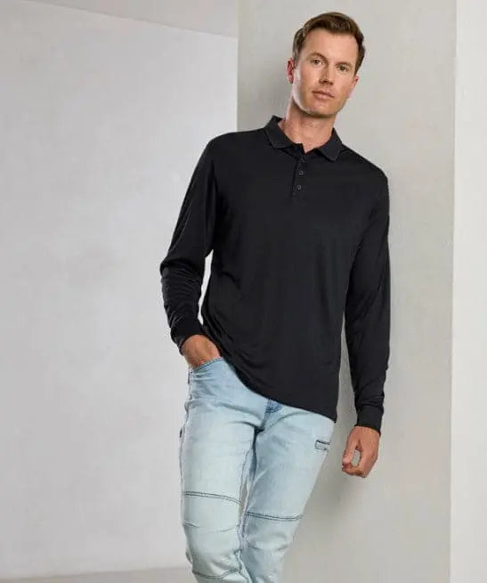 Biz Collection Action Men's Long Sleeve Polo Shirt P206ML - City Workwear